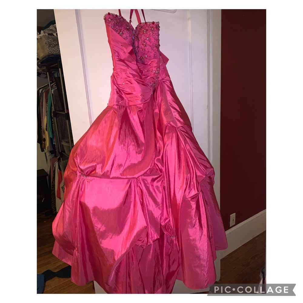 Pink prom dress
